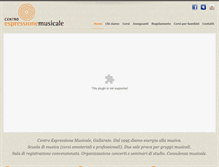 Tablet Screenshot of centroespressionemusicale.com